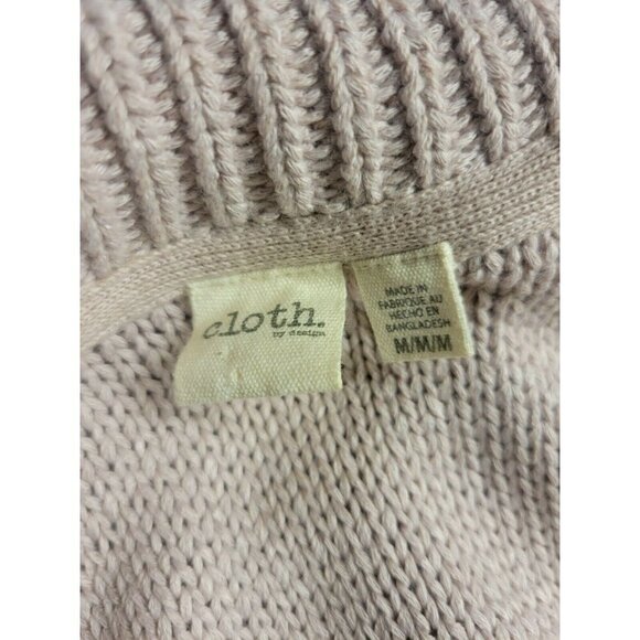 Cloth by design Medium Blush Sleeveless Open Side Slit Sweater Top - Picture 4 of 4